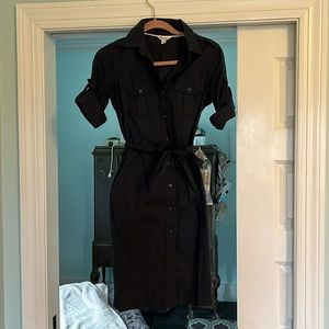 Navy classic shirt dress - Bitten by Sarah Jessica Parker